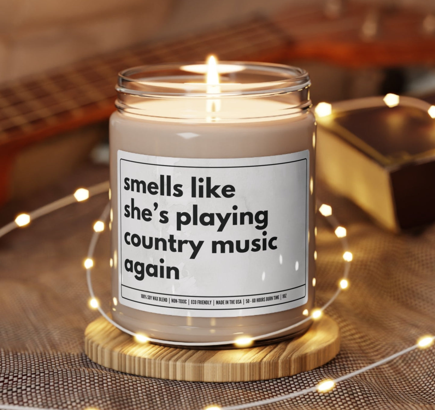 Country Music Fan Scented Candle