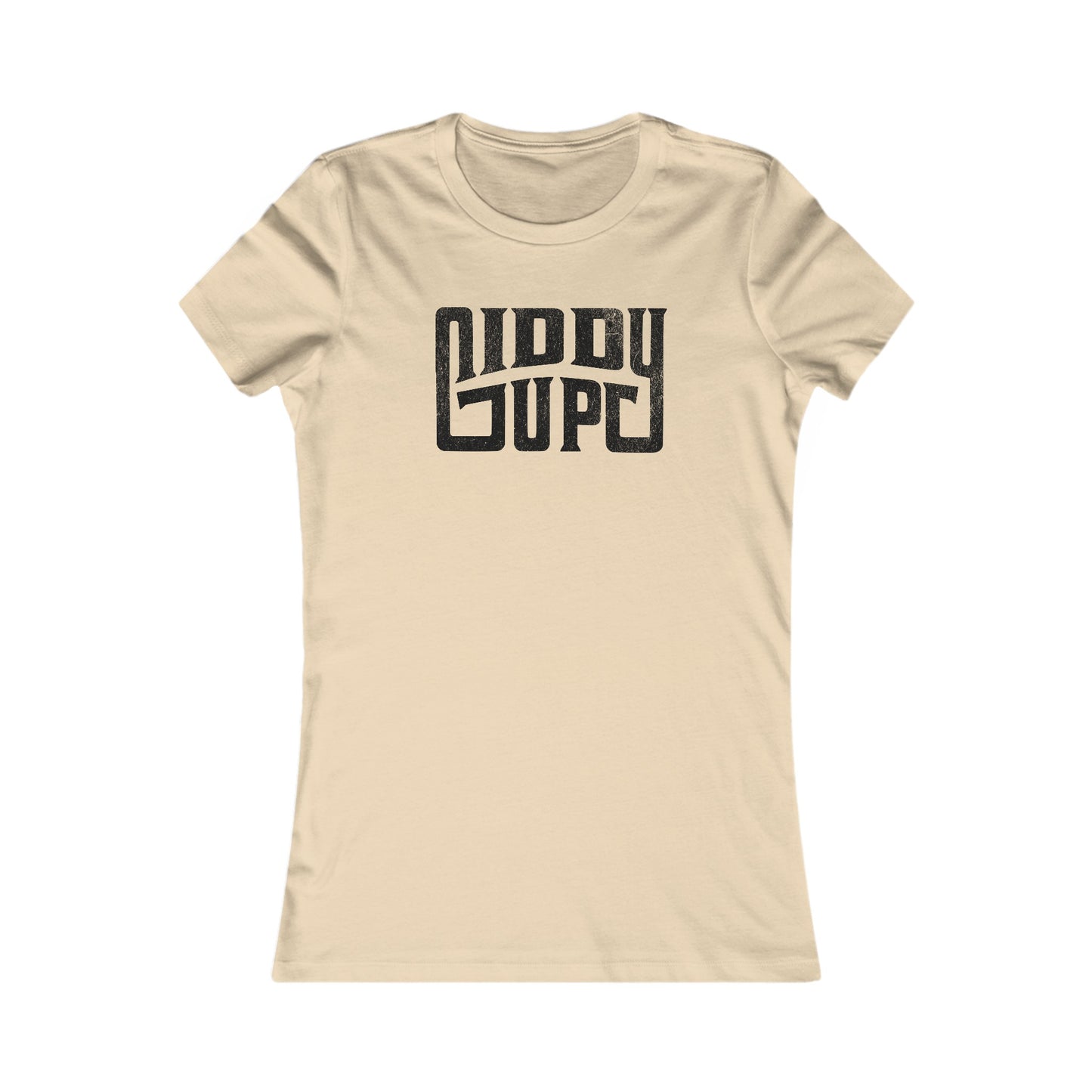 Giddy Up-Distressed-Women's Tee