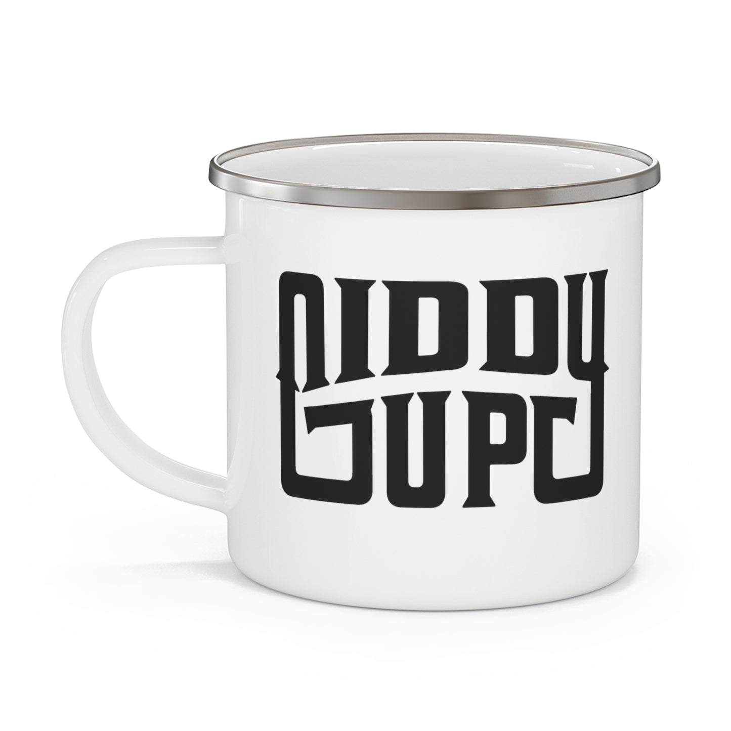 Giddy Up - Enamel Camping Mug - 12oz