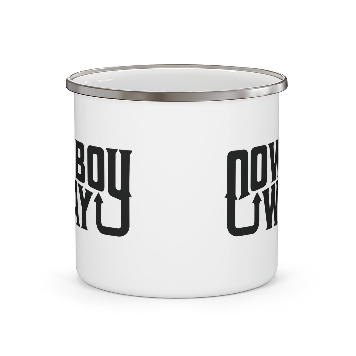 Cowboy Way - Enamel Camping Mug - 12oz