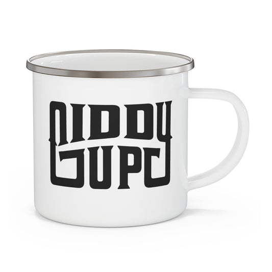 Giddy Up - Enamel Camping Mug - 12oz